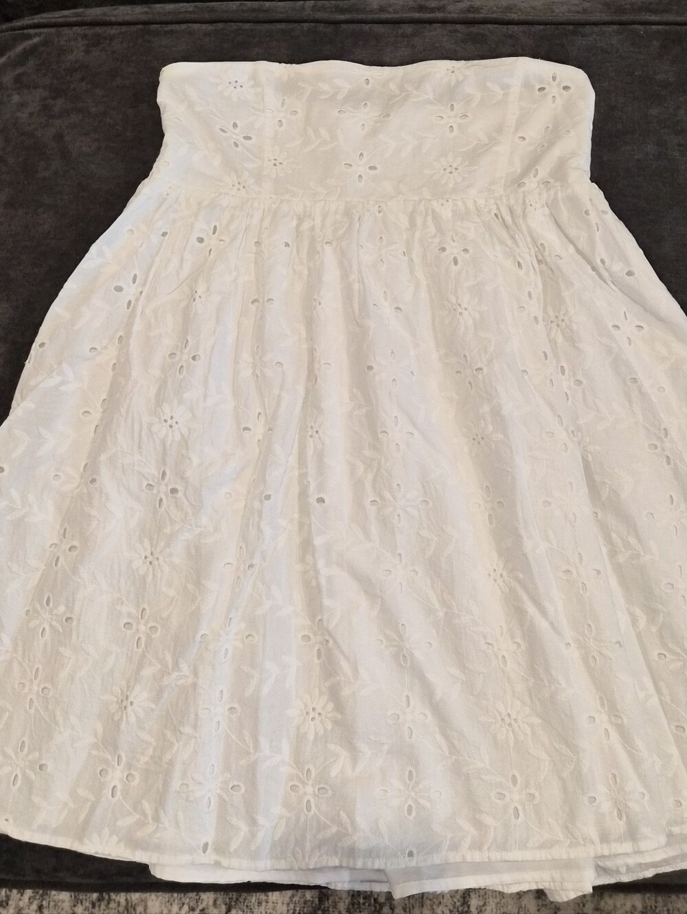 Altar'd State White Ruffled Top